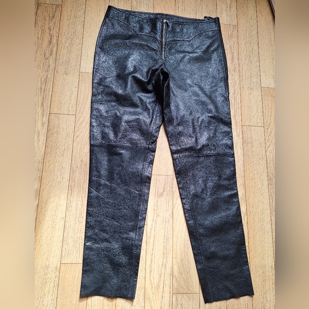 Vtg HIGHWAY 1 Womens Straight Trousers Sz 16 - Picture 2 of 7